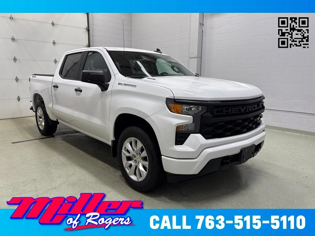 Summit White 2026 Chevrolet Silverado 1500 Pickup Truck Four-Wheel Drive Automatic