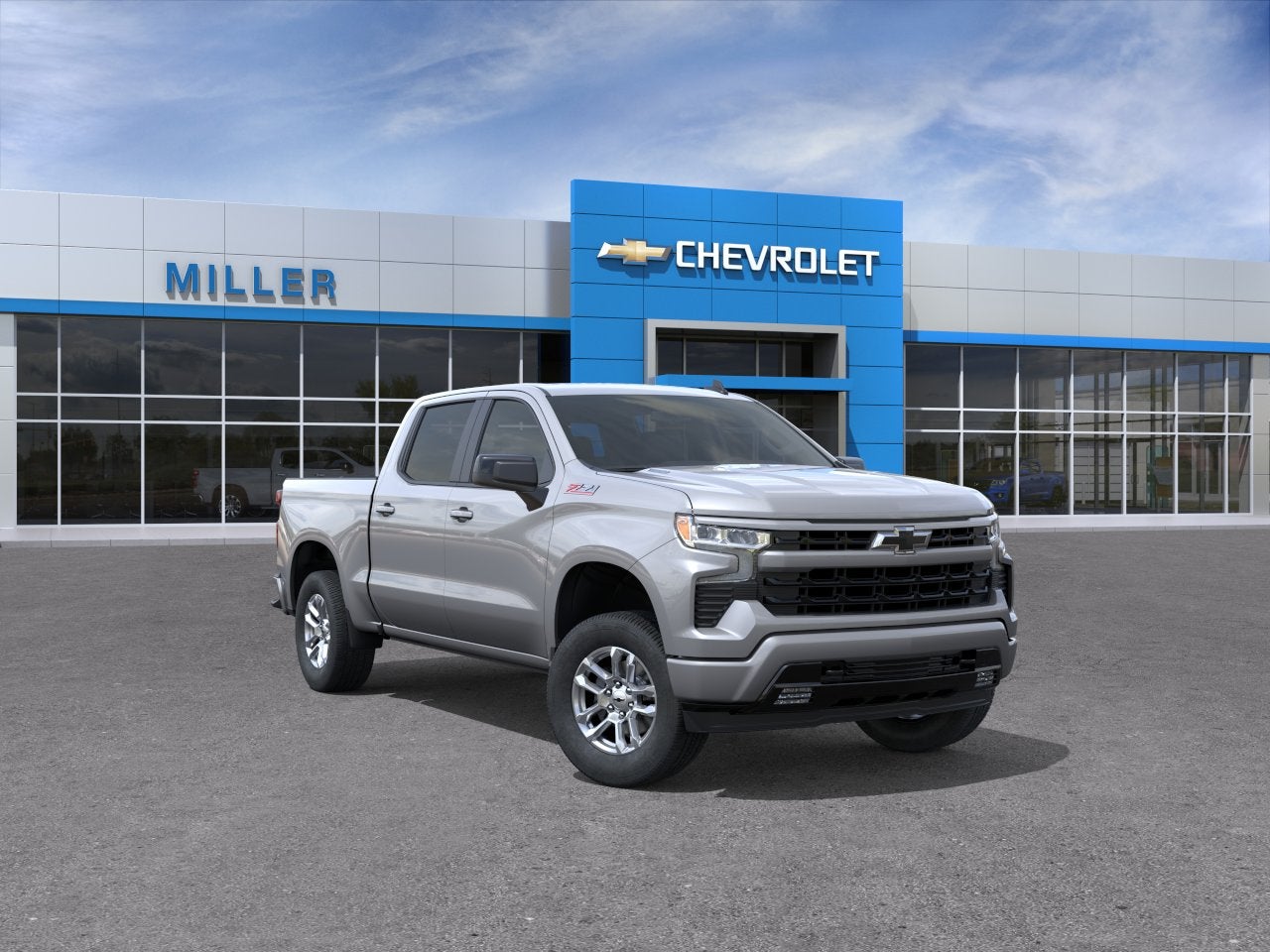 Sterling Gray Metallic 2026 Chevrolet Silverado 1500 Pickup Truck Four-Wheel Drive Automatic