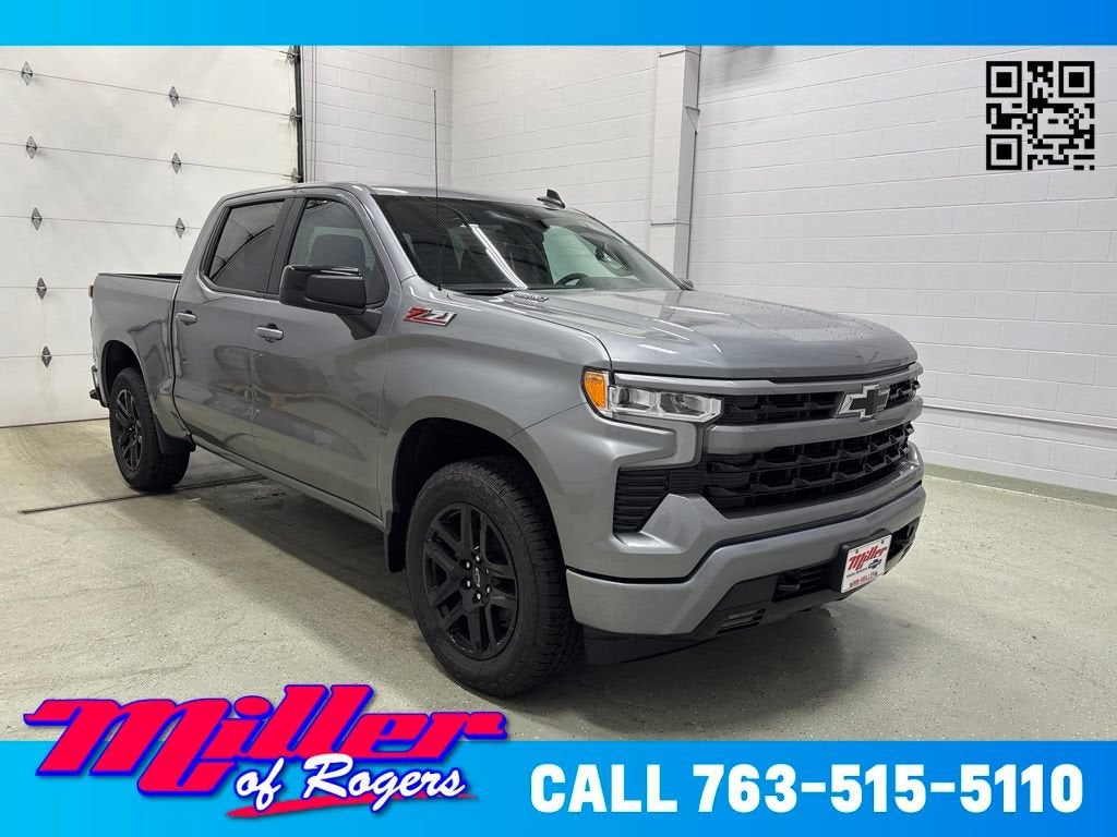Sterling Gray Metallic 2026 Chevrolet Silverado 1500 Pickup Truck Four-Wheel Drive Automatic