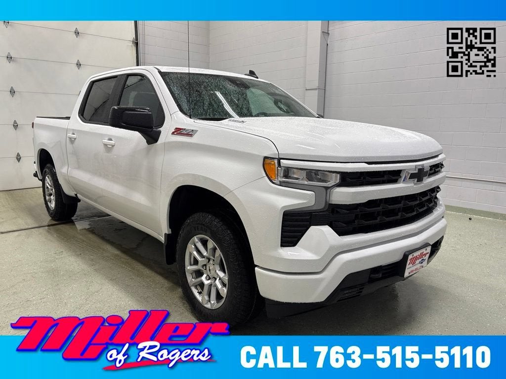 Summit White 2026 Chevrolet Silverado 1500 Pickup Truck Four-Wheel Drive Automatic