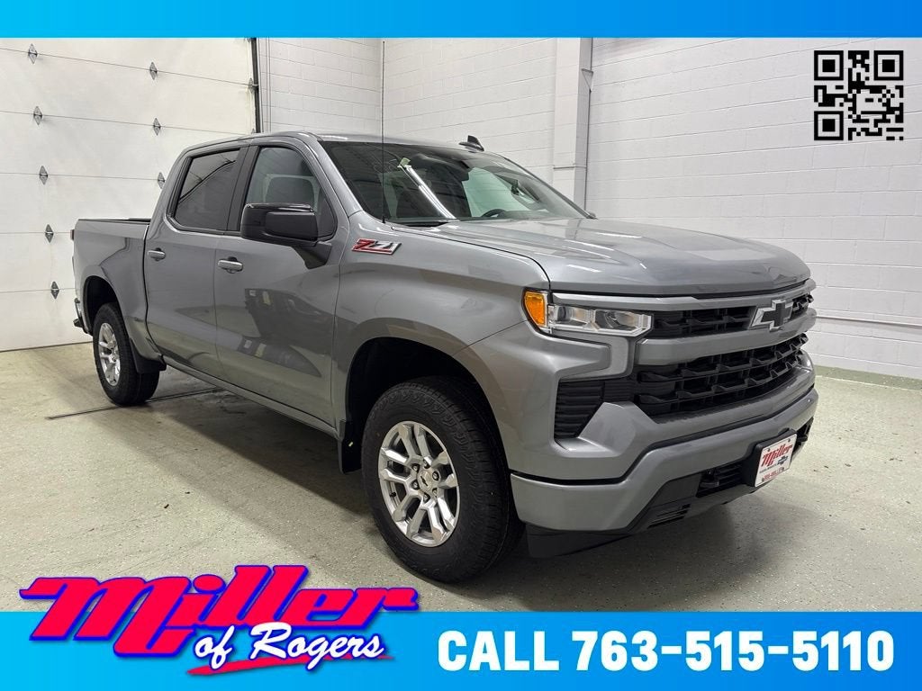 Sterling Gray Metallic 2026 Chevrolet Silverado 1500 Pickup Truck Four-Wheel Drive Automatic
