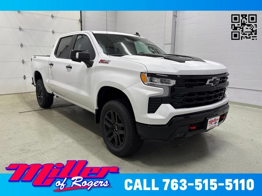 Summit White 2026 Chevrolet Silverado 1500 Pickup Truck Four-Wheel Drive Automatic