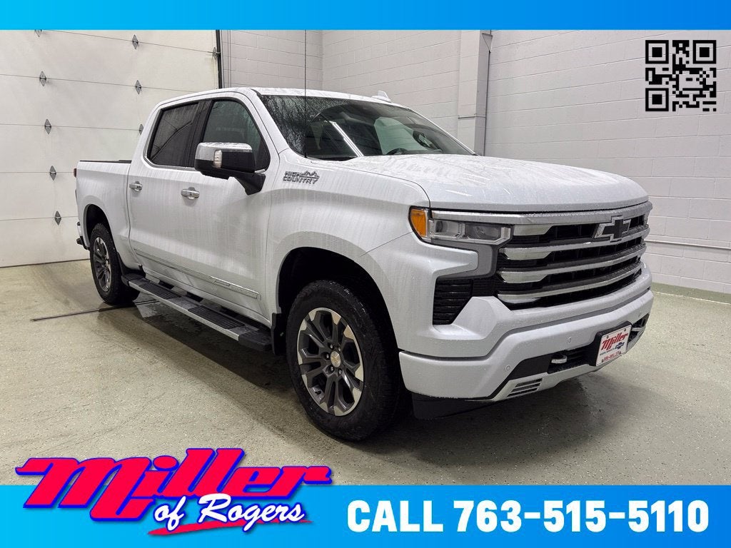 Polar White Tricoat 2026 Chevrolet Silverado 1500 Pickup Truck Four-Wheel Drive Automatic