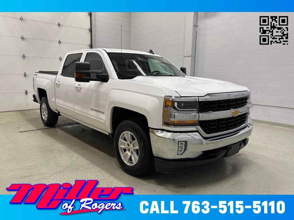 Summit White 2017 Chevrolet Silverado 1500 Pickup Truck Four-Wheel Drive Automatic