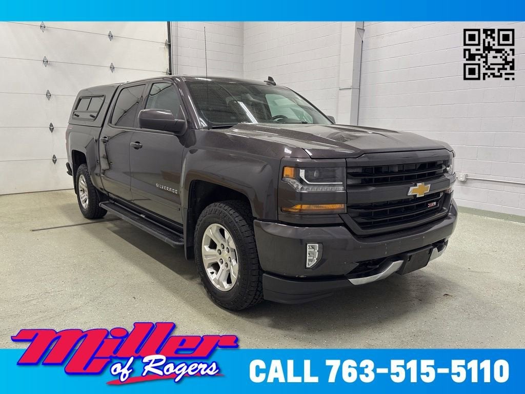 Gray (Tungsten Metallic) 2016 Chevrolet Silverado 1500 Pickup Truck Four-Wheel Drive Automatic