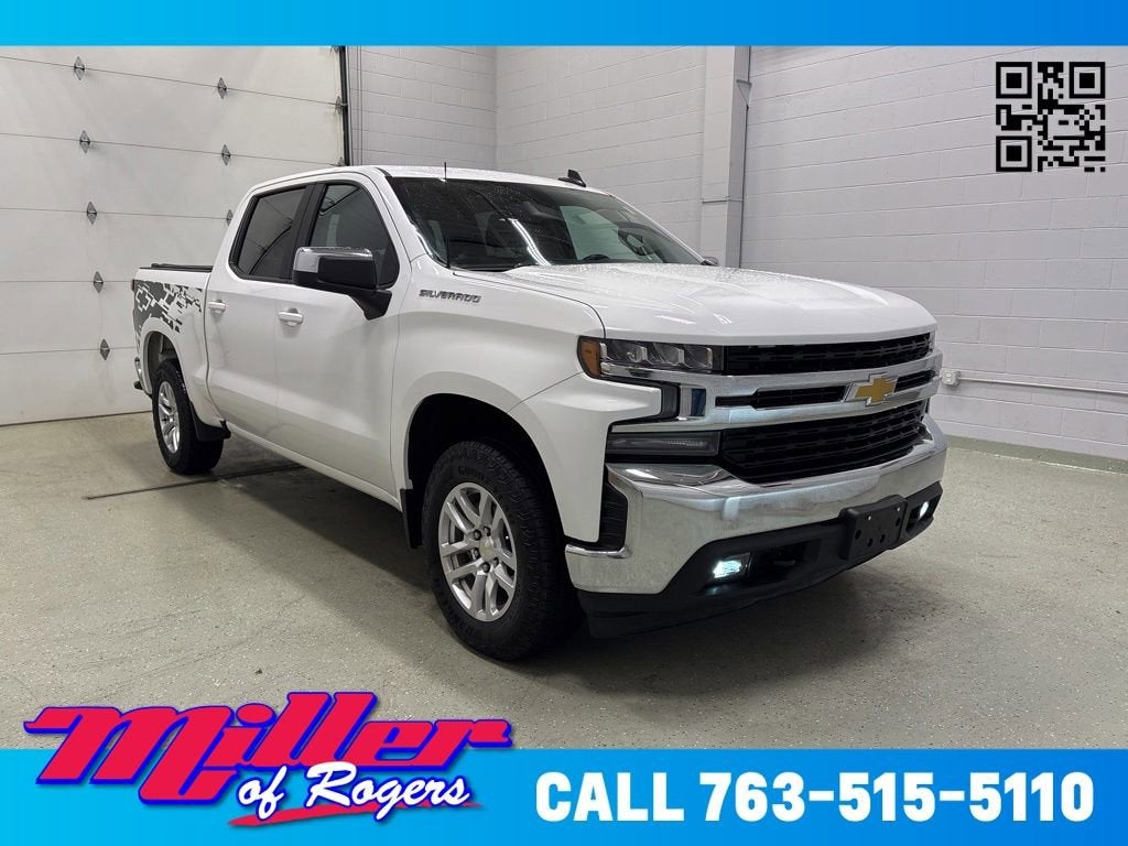Summit White 2020 Chevrolet Silverado 1500 Pickup Truck Four-Wheel Drive Automatic
