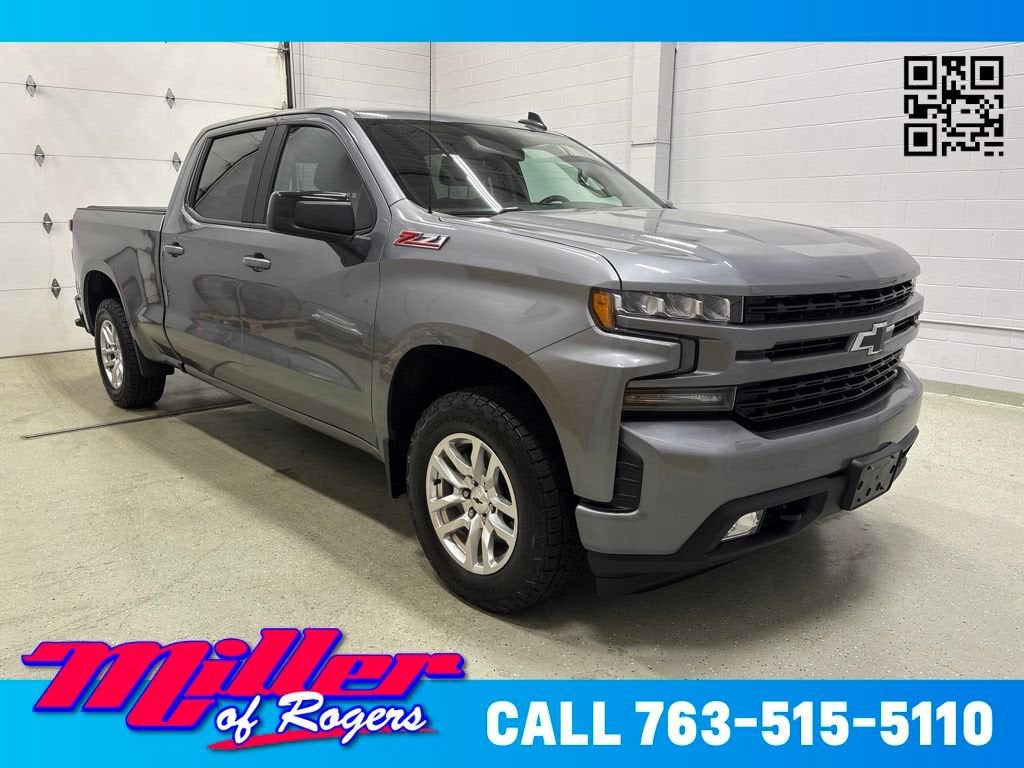 Gray (Satin Steel Metallic) 2020 Chevrolet Silverado 1500 Pickup Truck Four-Wheel Drive Automatic