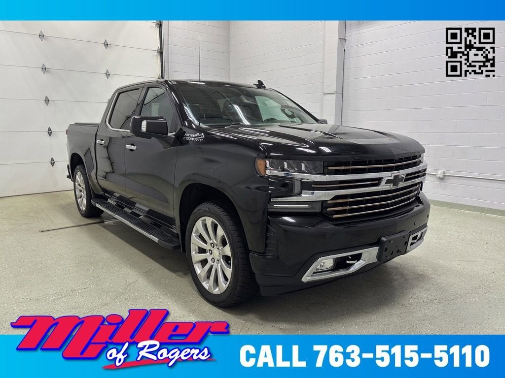 Black 2019 Chevrolet Silverado 1500 Pickup Truck Four-Wheel Drive Automatic