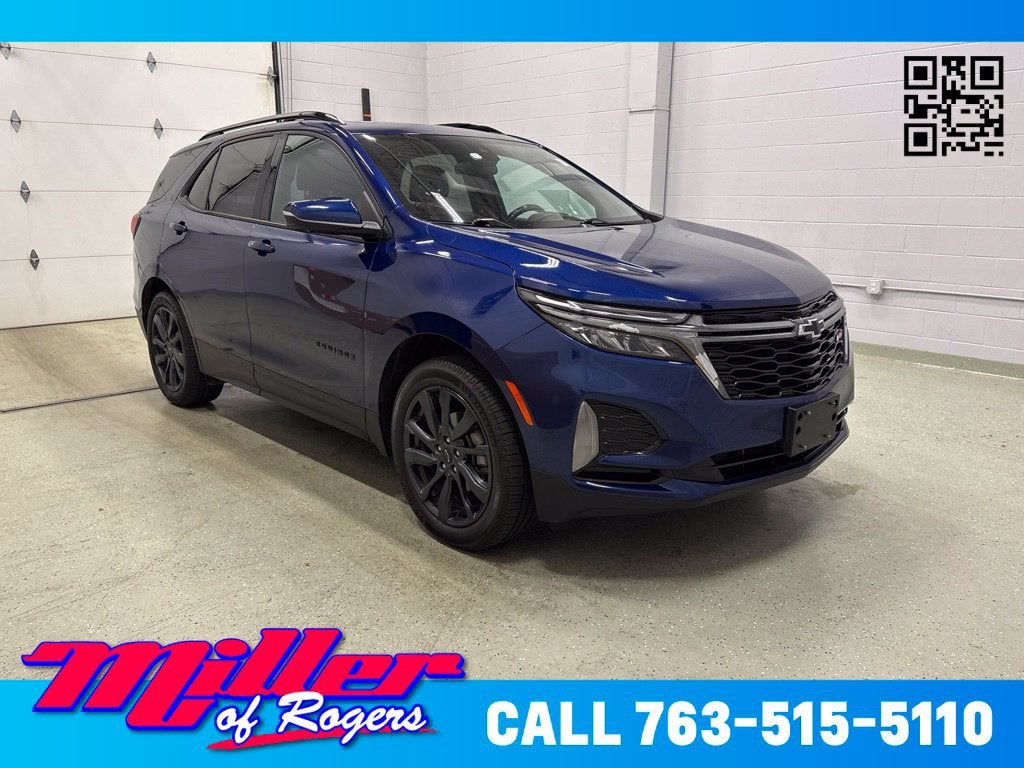 Blue Glow Metallic 2022 Chevrolet Equinox SUV / Crossover Four-Wheel Drive Automatic