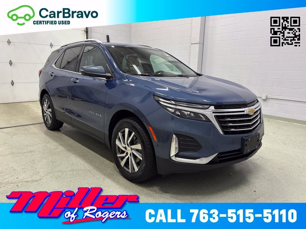 Lakeshore Blue Metallic 2024 Chevrolet Equinox SUV / Crossover Four-Wheel Drive Automatic