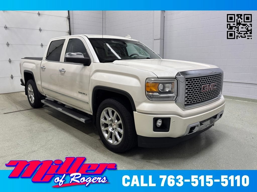 White Diamond Tricoat 2015 GMC Sierra 1500 Pickup Truck Four-Wheel Drive Automatic