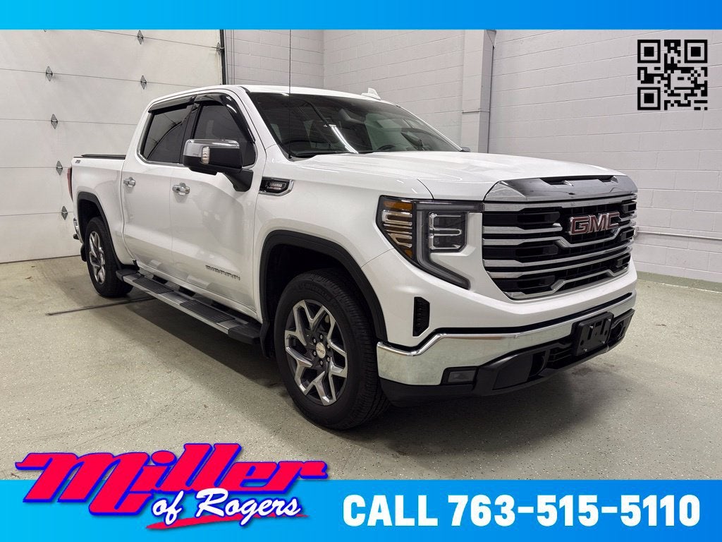 Summit White 2025 GMC Sierra 1500 Pickup Truck Four-Wheel Drive Automatic