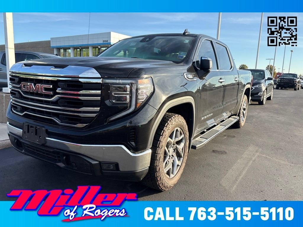Onyx Black 2024 GMC Sierra 1500 Pickup Truck Four-Wheel Drive Automatic