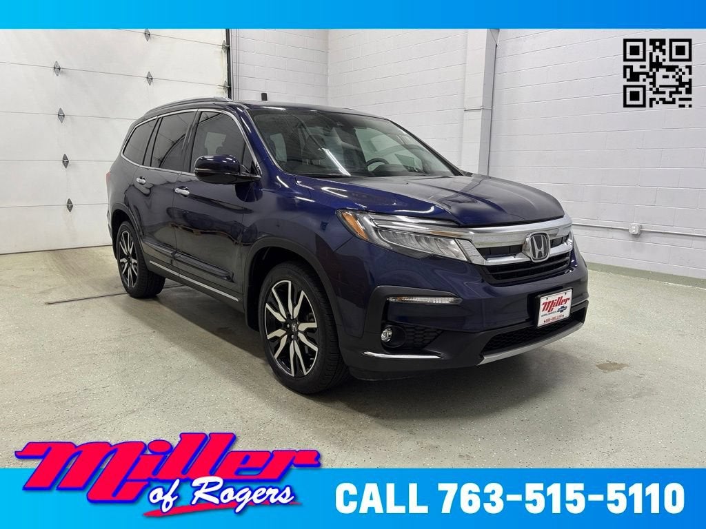Blue 2022 Honda Pilot SUV / Crossover All-Wheel Drive 