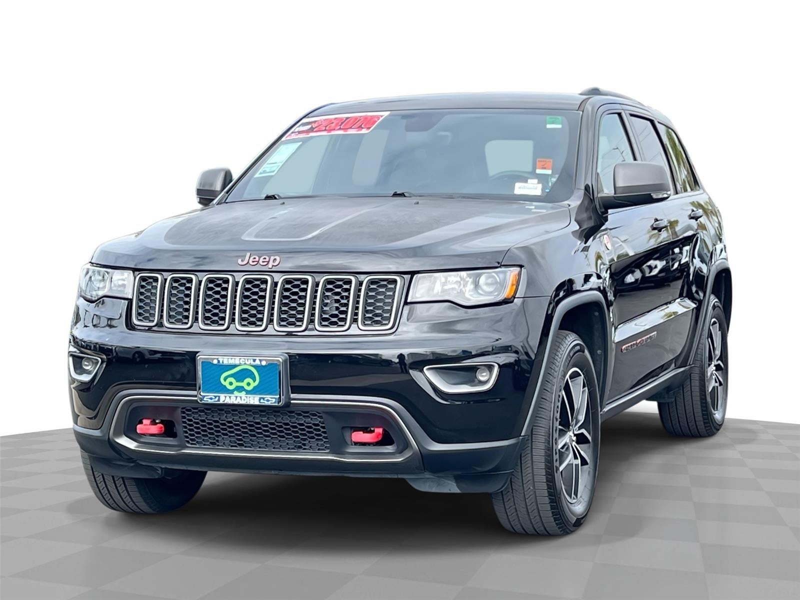 Black 2017 Jeep Grand Cherokee SUV / Crossover Four-Wheel Drive 