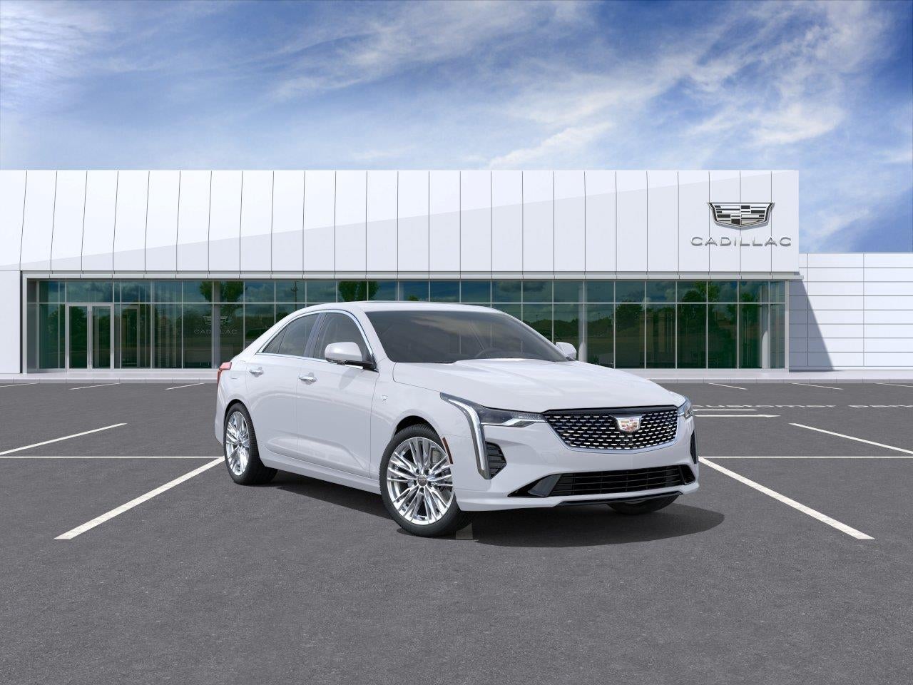 Summit White 2026 Cadillac CT4 Sedan Rear-Wheel Drive Automatic