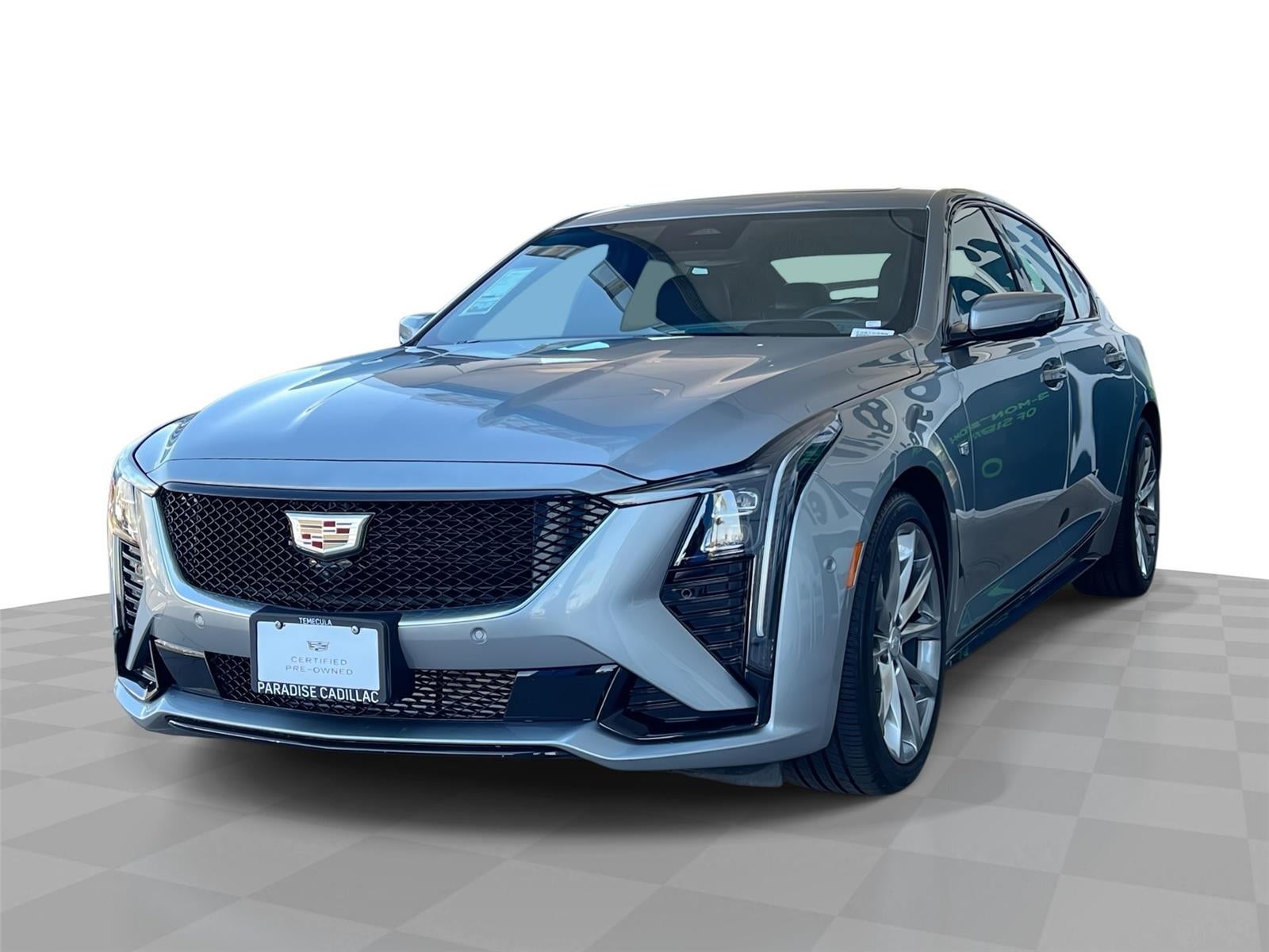 Argent Silver Metallic 2025 Cadillac CT5 Sedan Rear-Wheel Drive Automatic