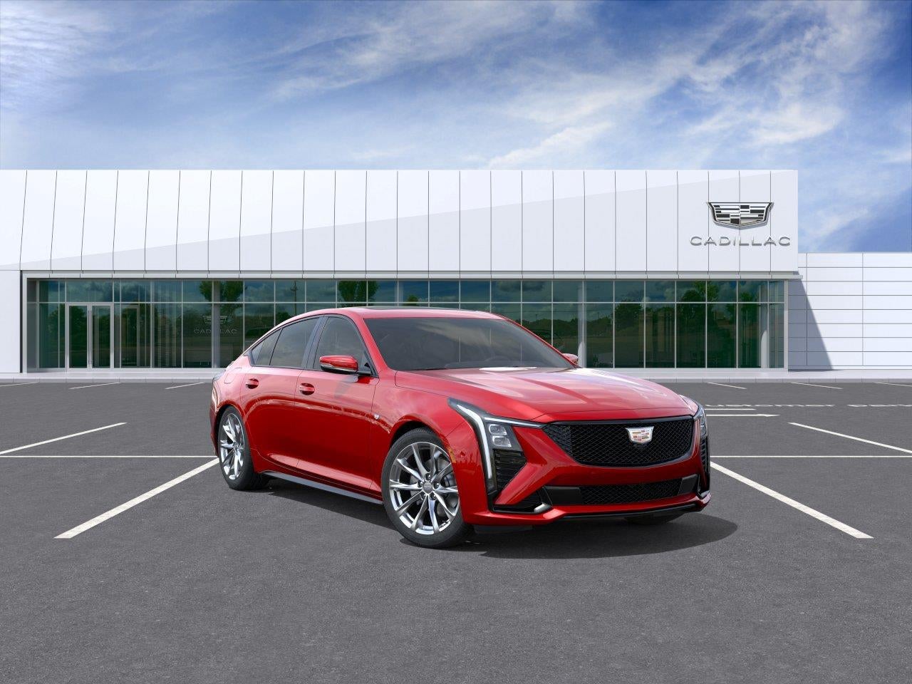 Radiant Red Tintcoat 2026 Cadillac CT5 Sedan Rear-Wheel Drive Automatic