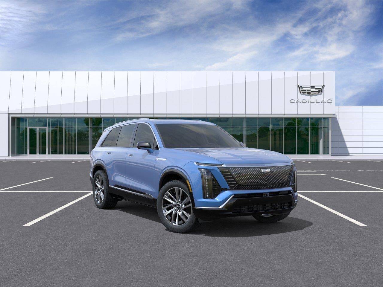 Blue Graphite Tricoat 2027 Cadillac VISTIQ SUV / Crossover All-Wheel Drive Automatic