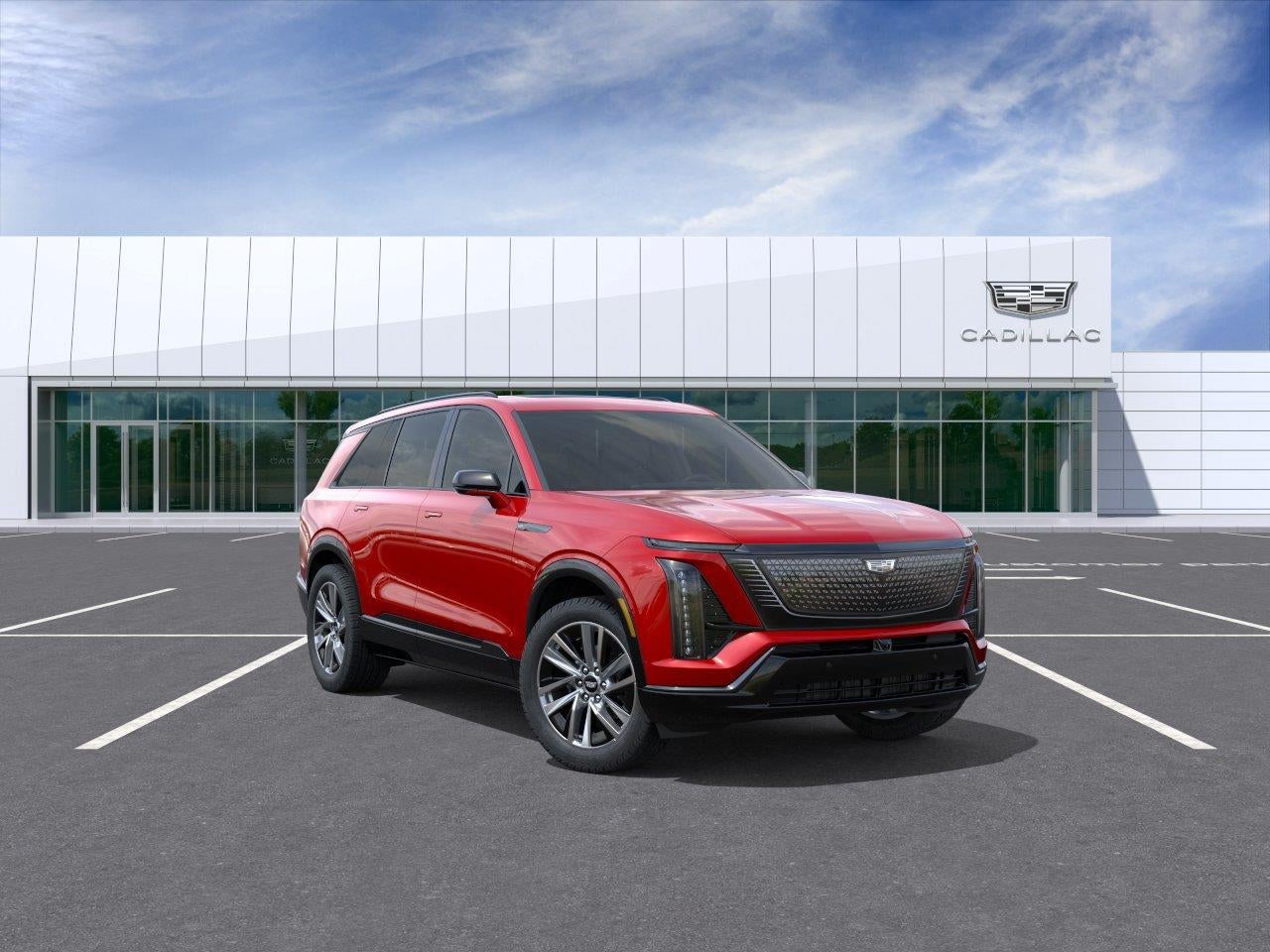 Radiant Red Tintcoat 2027 Cadillac VISTIQ SUV / Crossover All-Wheel Drive Automatic