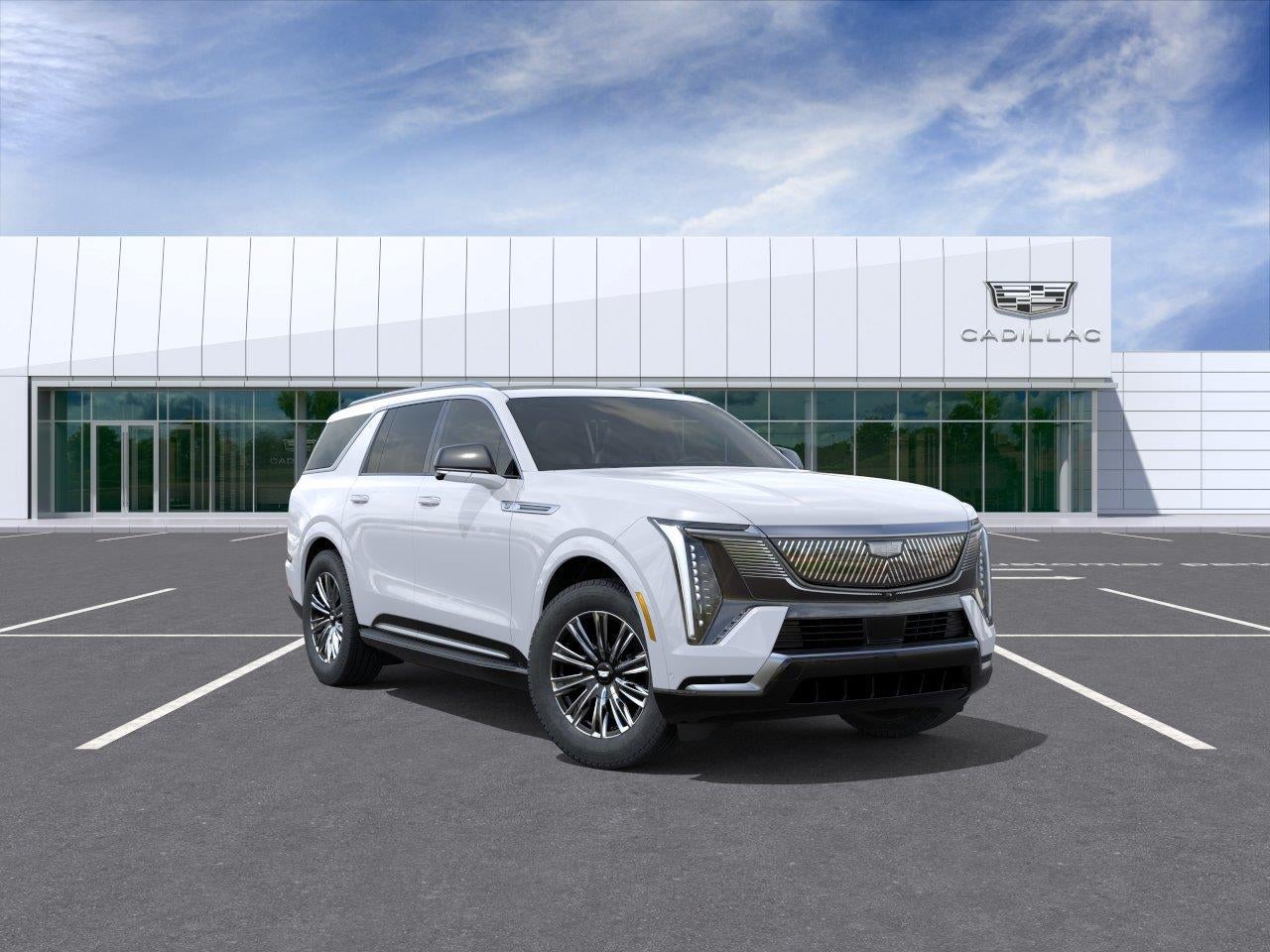 Vibrant White Tricoat 2026 Cadillac Escalade IQL SUV / Crossover All-Wheel Drive Automatic