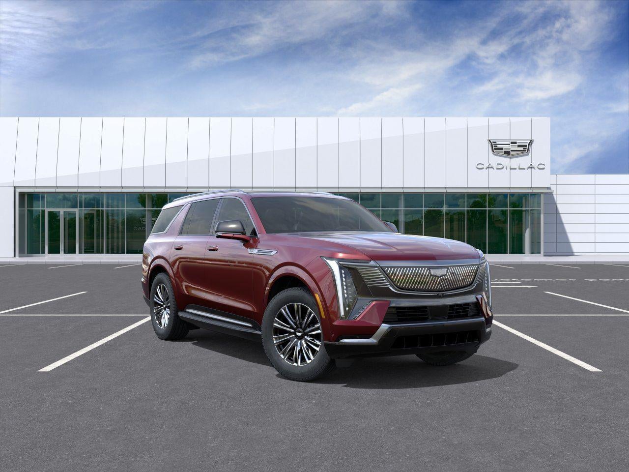 Black Cherry Tintcoat 2026 Cadillac Escalade IQL SUV / Crossover All-Wheel Drive Automatic