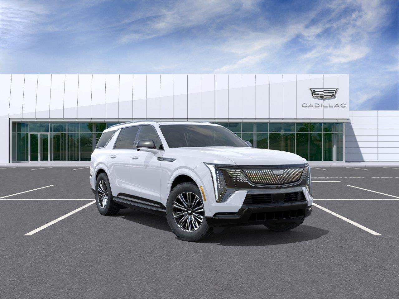 Vibrant White Tricoat 2026 Cadillac Escalade IQL SUV / Crossover All-Wheel Drive Automatic