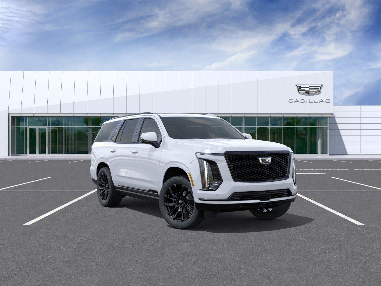 Vibrant White Tricoat 2026 Cadillac Escalade SUV / Crossover Four-Wheel Drive Automatic