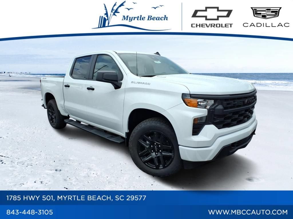 2026 Chevrolet Silverado 1500 CUSTOM Crew Cab Pickup Slide 0