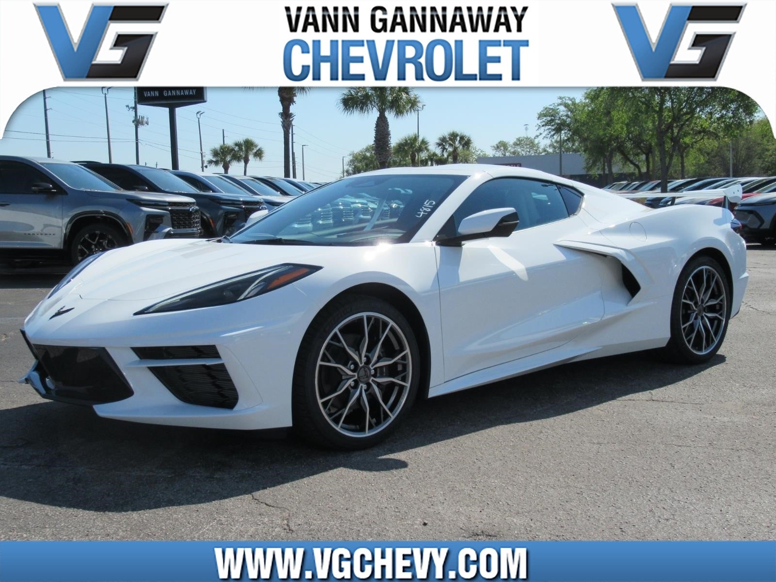 Arctic White 2026 Chevrolet Corvette Stingray 1LT Coupe RWD Coupe Rear-Wheel Drive Automatic