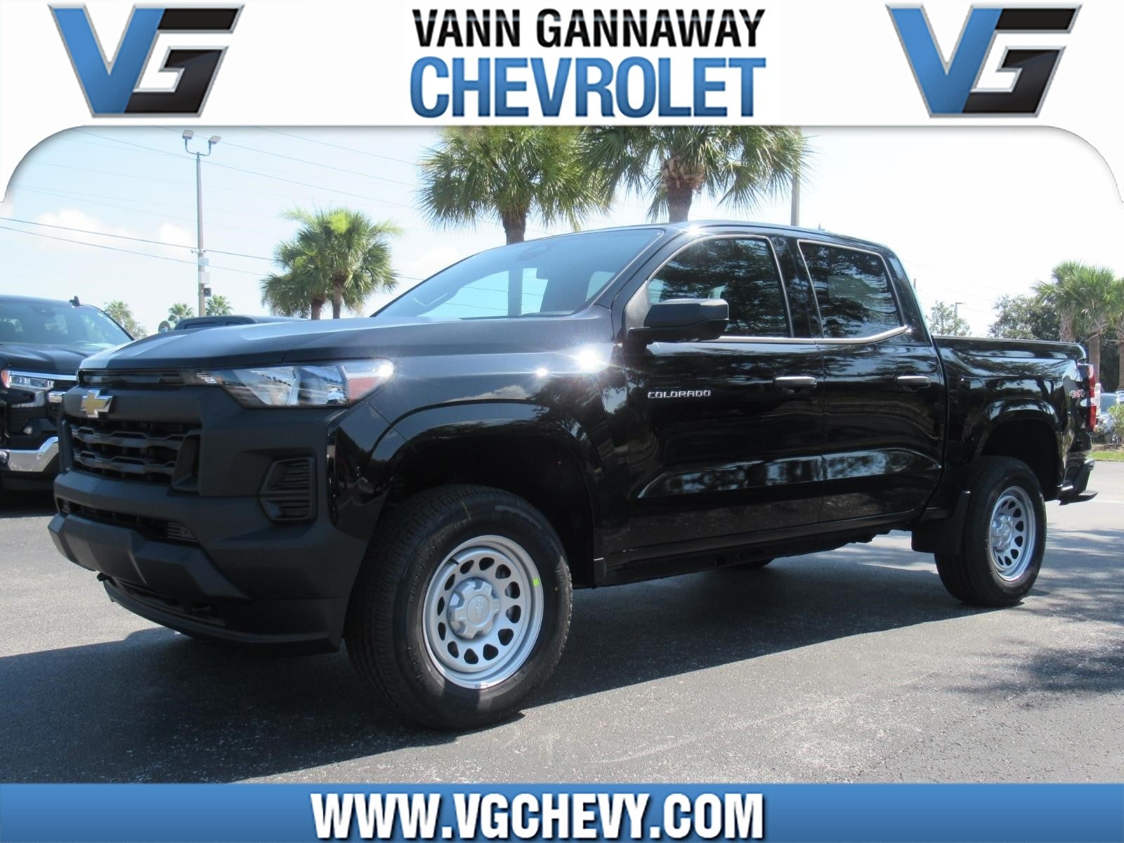 Black 2026 Chevrolet Colorado Pickup Truck Four-Wheel Drive Automatic