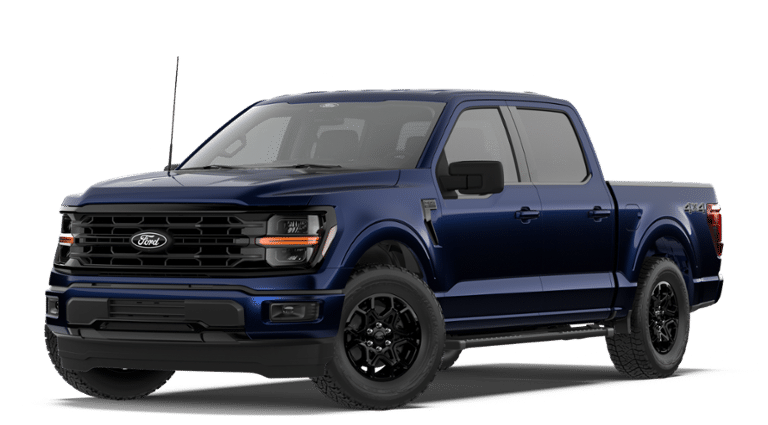 Blue Metallic 2026 Ford F-150 Pickup Truck Four-Wheel Drive Automatic