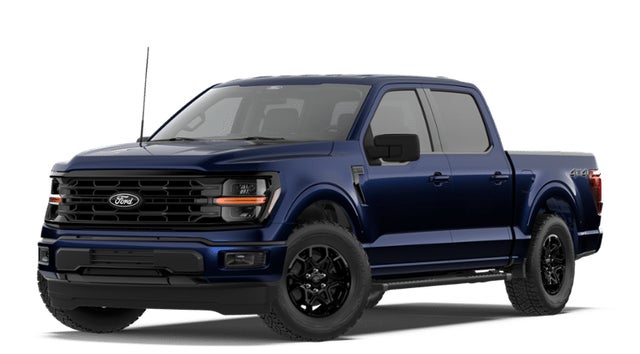 Blue Metallic 2026 Ford F-150 Pickup Truck Four-Wheel Drive Automatic
