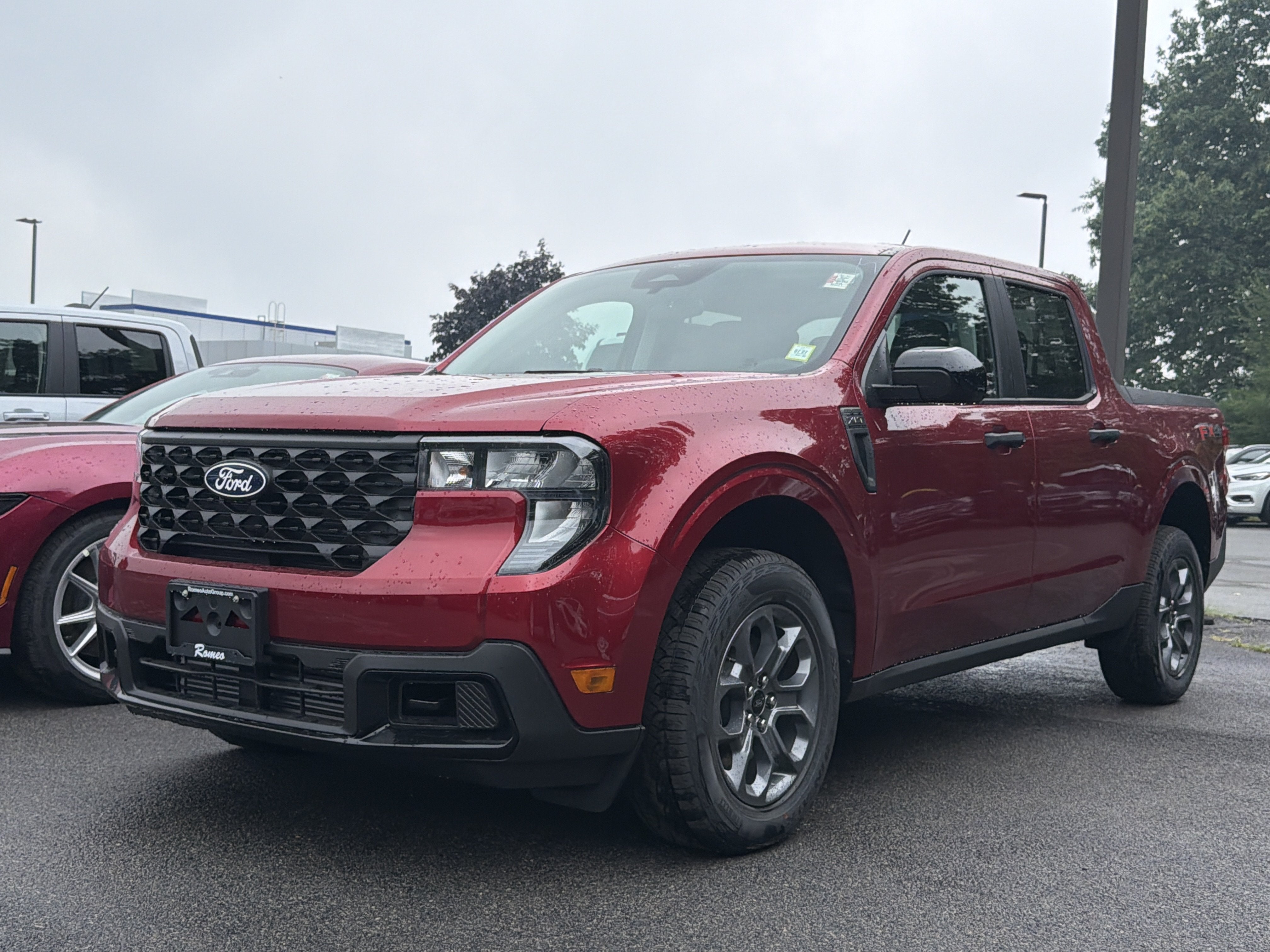 Red 2026 Ford Maverick Pickup Truck All-Wheel Drive Continuously Variable Transmission