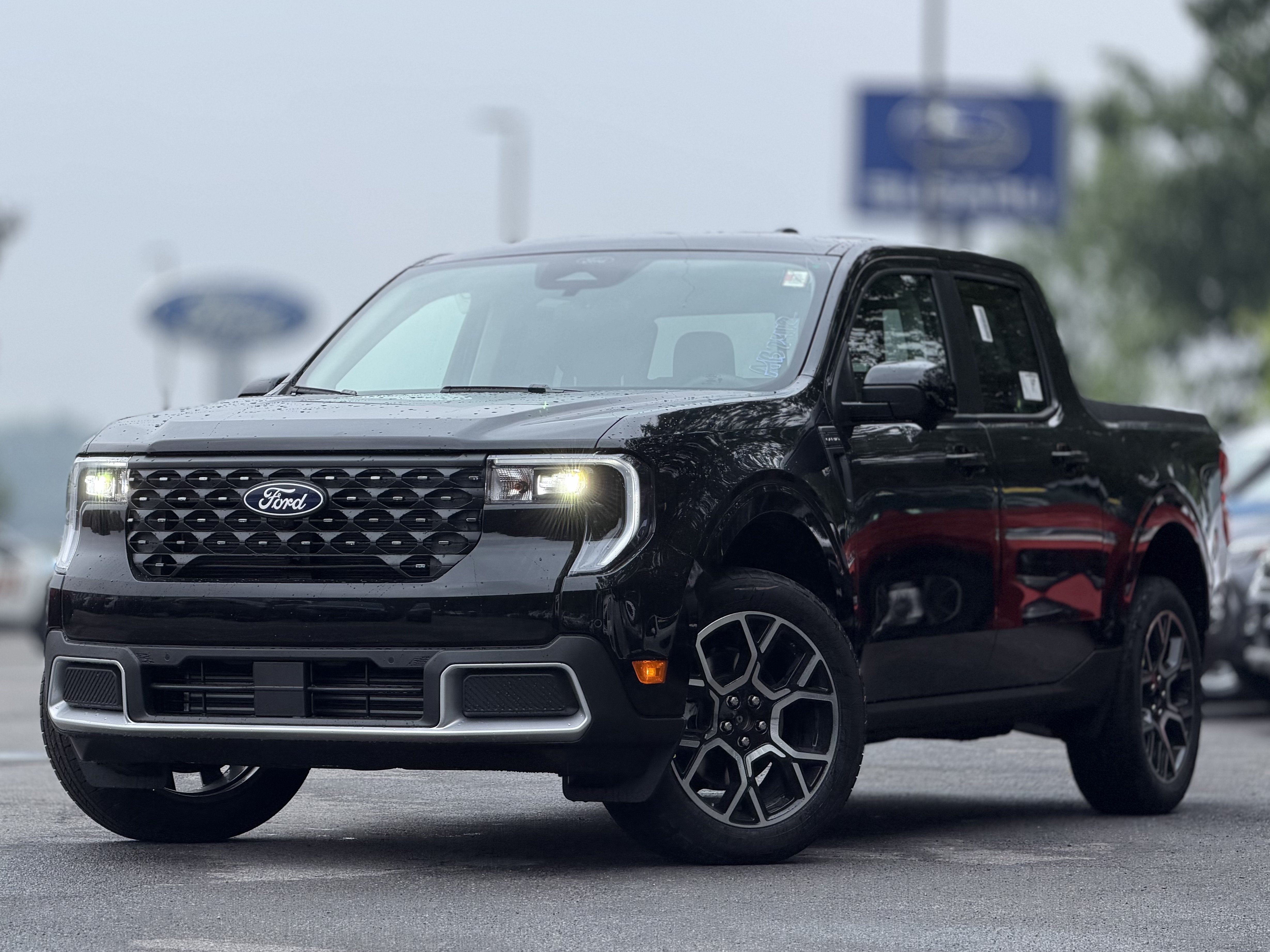Black 2026 Ford Maverick Pickup Truck All-Wheel Drive Continuously Variable Transmission