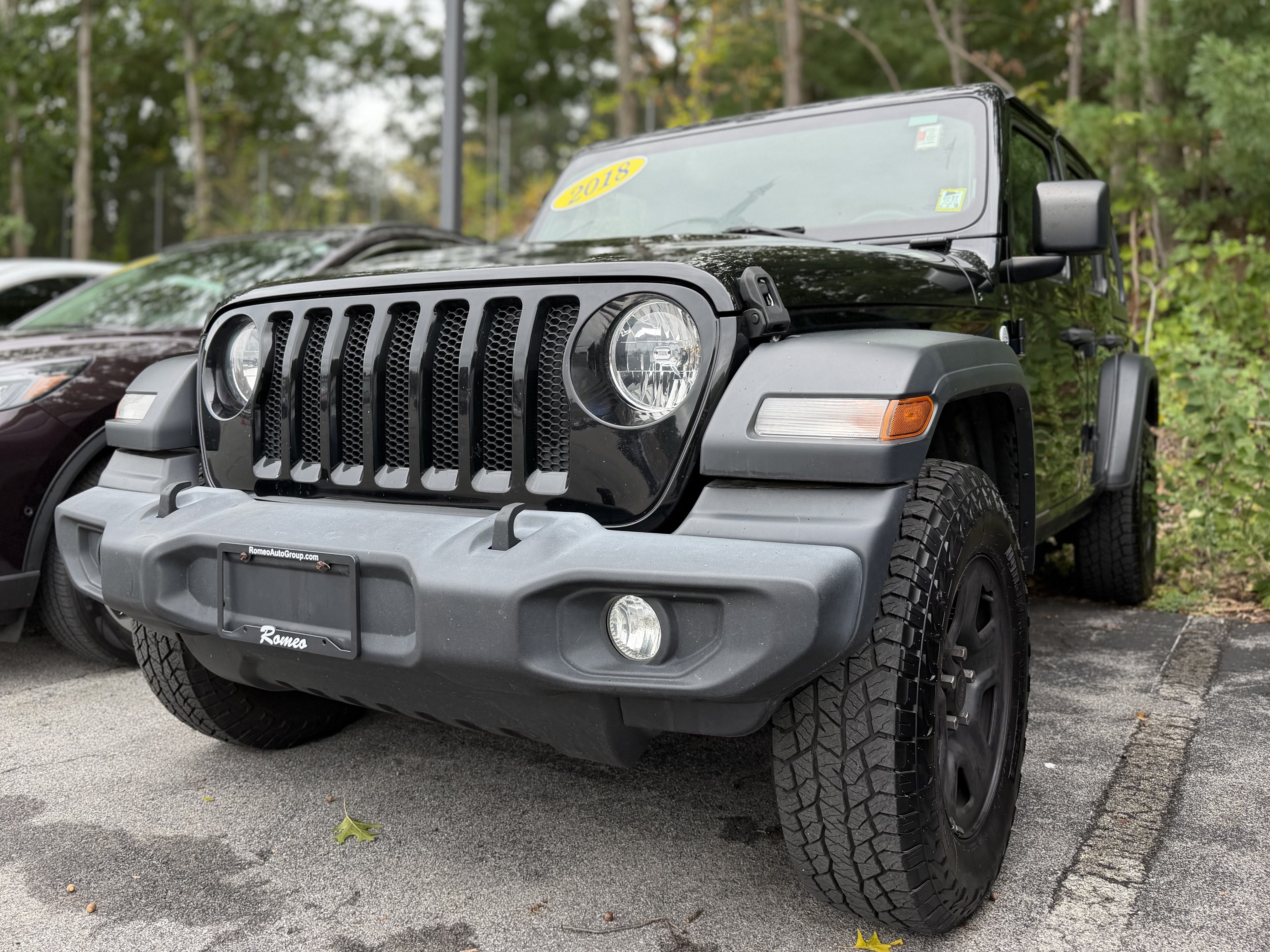 Black Clearcoat 2018 Jeep Wrangler SUV / Crossover Four-Wheel Drive 6-Speed Manual