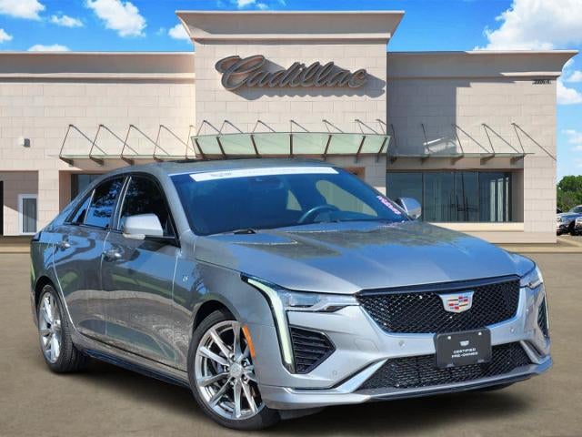 Argent Silver Metallic 2023 Cadillac CT4 Sedan Rear-Wheel Drive Automatic