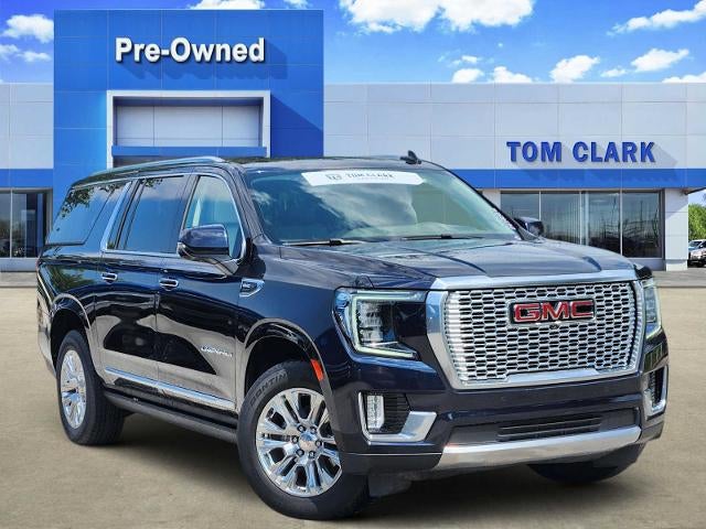 Midnight Blue Metallic 2022 GMC Yukon XL SUV / Crossover Four-Wheel Drive Automatic