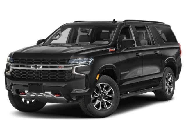 Gray (Satin Steel Metallic) 2021 Chevrolet Suburban SUV / Crossover Four-Wheel Drive Automatic