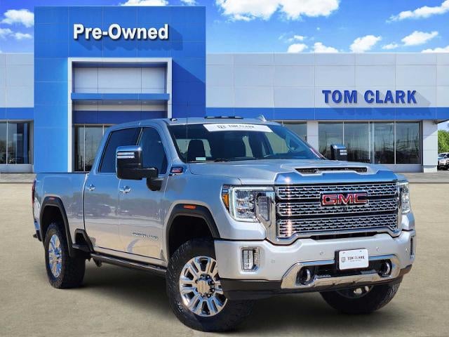 Quicksilver Metallic 2022 GMC Sierra 2500HD Denali Crew Cab 4WD Pickup Truck Four-Wheel Drive Automatic