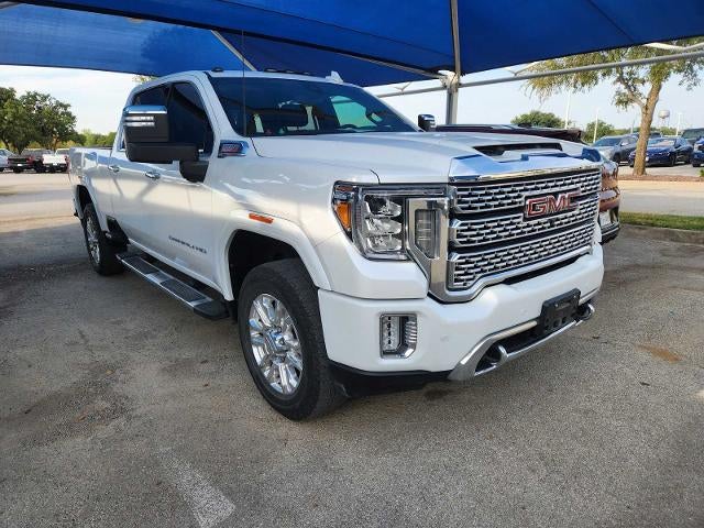 White Frost Tricoat 2020 GMC Sierra 2500HD Pickup Truck Four-Wheel Drive Automatic