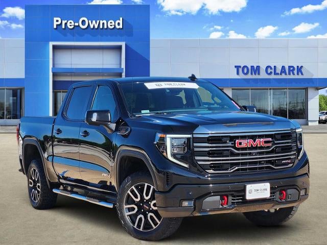 Onyx Black 2023 GMC Sierra 1500 AT4 Crew Cab 4WD Pickup Truck Four-Wheel Drive Automatic