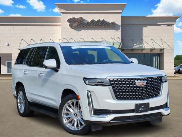 Crystal White Tricoat 2023 Cadillac Escalade SUV / Crossover Four-Wheel Drive Automatic
