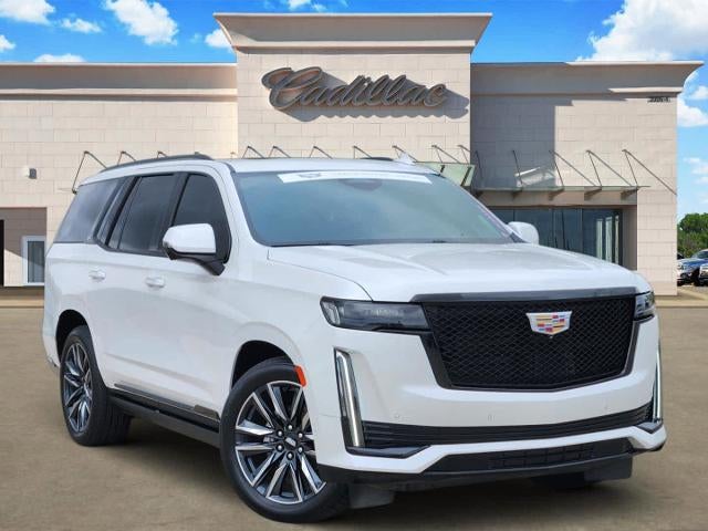 Crystal White Tricoat 2023 Cadillac Escalade SUV / Crossover Four-Wheel Drive Automatic