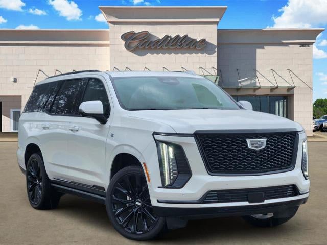Crystal White Tricoat 2025 Cadillac Escalade SUV / Crossover Four-Wheel Drive Automatic