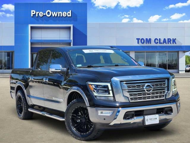 Super Black 2020 Nissan Titan Pickup Truck 4X2 Automatic