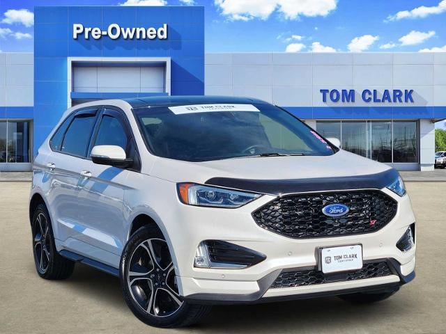 White Platinum Me 2019 Ford Edge SUV / Crossover All-Wheel Drive Automatic