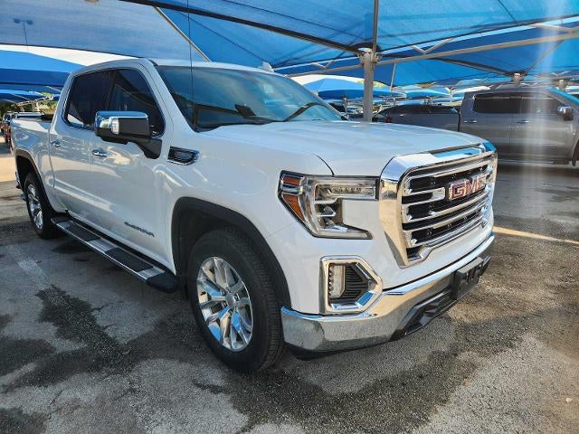 Summit White 2019 GMC Sierra 1500 SLT Crew Cab RWD Pickup Truck 4X2 Automatic