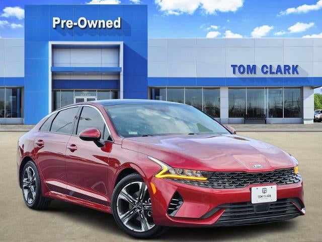 Passion Red 2021 Kia K5 EX FWD Sedan Front-Wheel Drive Automatic