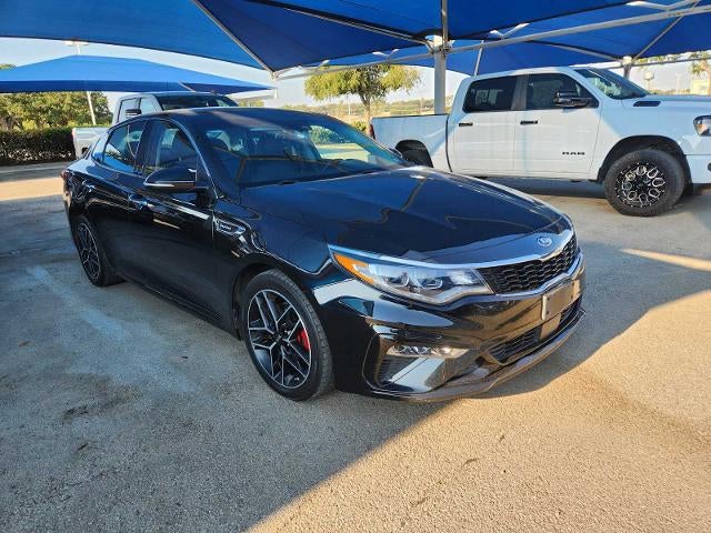 Ebony Black 2020 Kia Optima Sedan Front-Wheel Drive Automatic